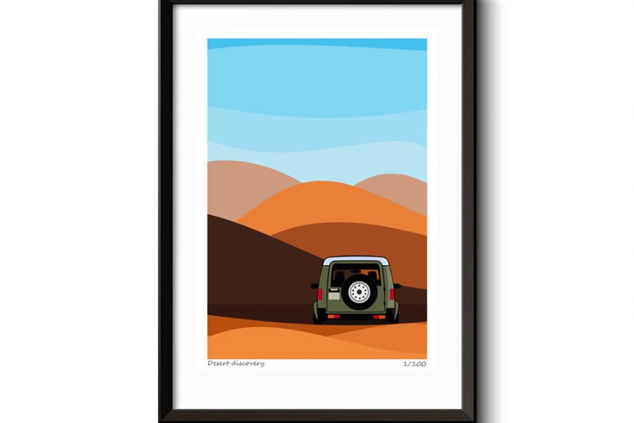 Desert Discovery Limited Edition Artwork by Martin Beckley